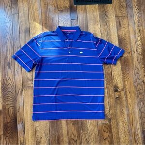 Exclusive Masters Navy Polo with coral trim golf shirt 2015 Augusta